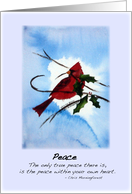 Peace - Cardinal card