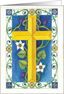 Garden Cross card