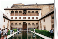 Alhambra, Granada, Spain. card