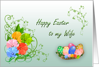 Happy Easter Wife card