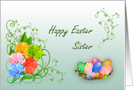 Happy Easter Sister card