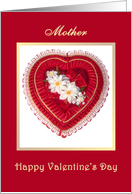 Heart and flowers - Mother Valentine’s Day card
