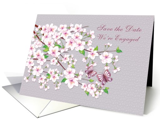 Save the date, Engagement Party - Cherry blossom (Sakura)... (767993)