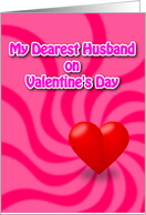 Swirly Heart - Husband card