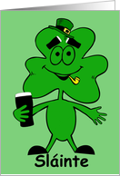Funny St.Patrick’s Day card shenanigans design card
