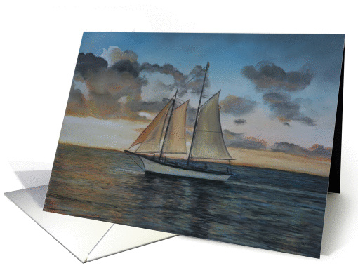 Sunset Sail card (379283)