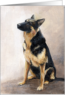 German Shepherd Birthday card