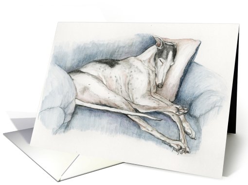 Greyhound Sympathy card (475480)