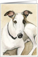 Birthday Greyhound card