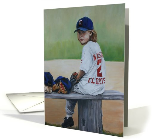 Birthday Girl Ball Player card (480144)