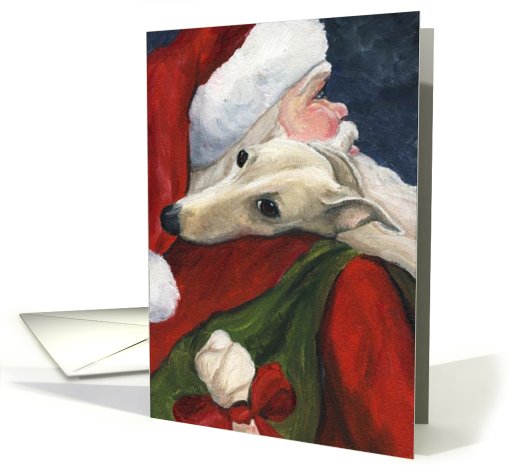 Charlotte Christmas Greyhound card (487259)