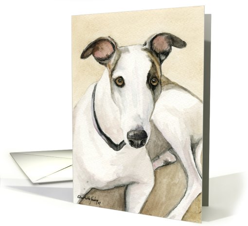 Charlotte Birthday Greyhound card (487263)