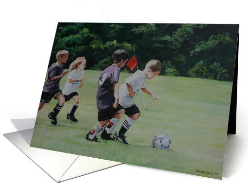 Charlotte Birthday Soccer card (487634)