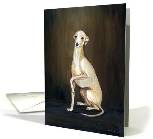 Charlotte Birthday Italian Greyhound card (490538)