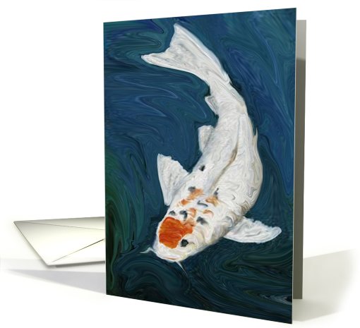 Birthday Koi Fish card (494591)