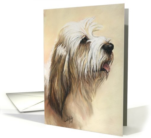 Birthday Basset Petite Griffon card (496446)