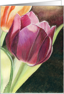 Tulips Art Easter card