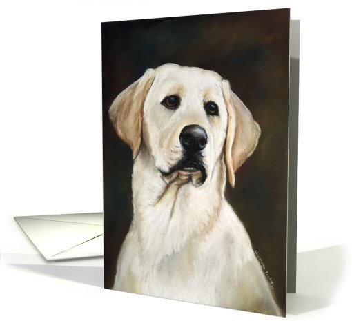 Father's Day, Yellow Lab card (643728)