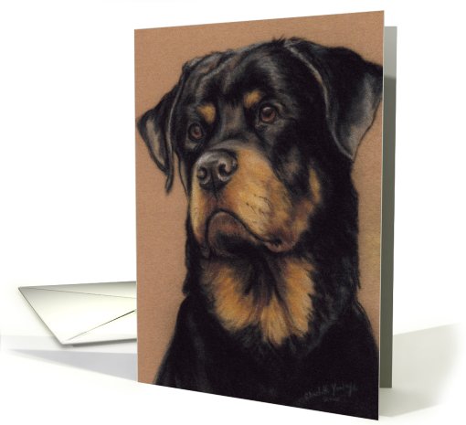 Father's Day, Rotweiler card (643729)