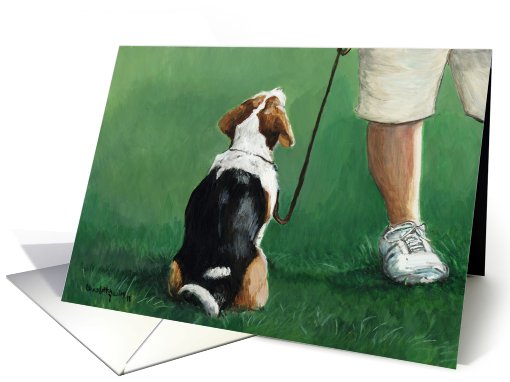 Beagle Birthday card (825577)