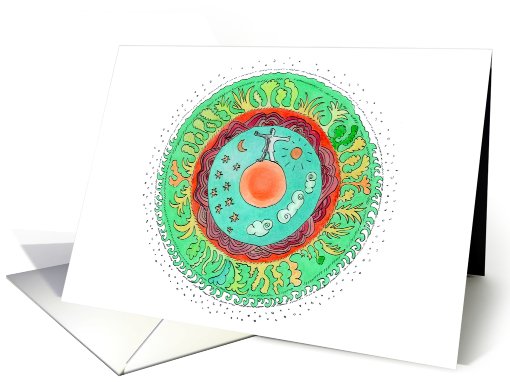 Life Mandala card (587866)