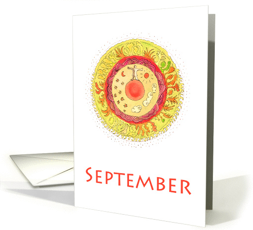 Born in September Happy Birthday card (842812)