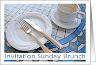 Sunday Brunch Invitation - photography card