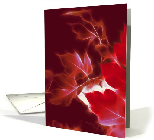 Infrared Leaves card (502704)