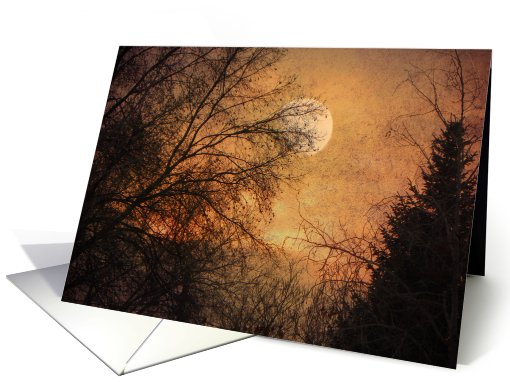 Gilded Sunset card (543346)