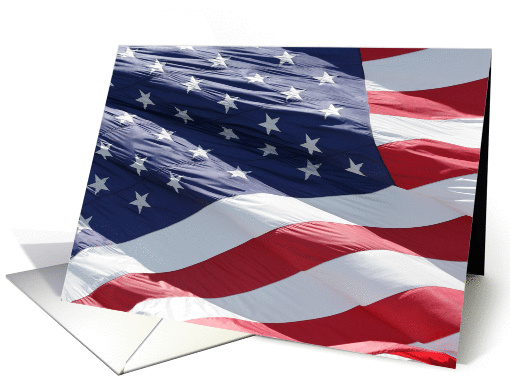 American Flag Old Glory card (366318)