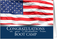 Congratulations on Graduation from Boot Camp card