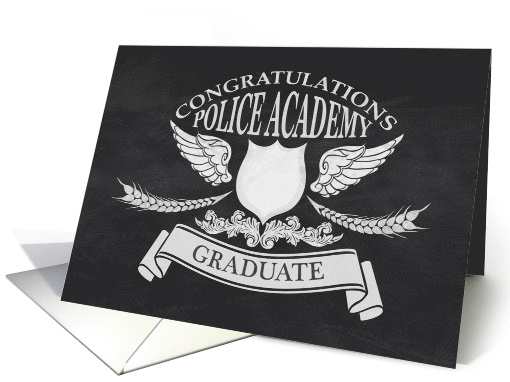 Congratulations Police Academy Graduate with Shield... (1236590)