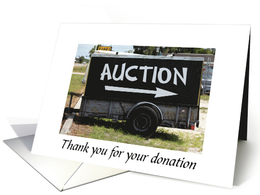Thank you Donation- Auction card (1249038)