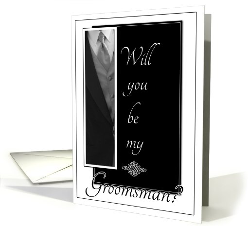 Will You be My Groomsman? card (673787)