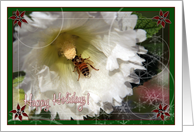 Honey Bee Holiday Christmas Card