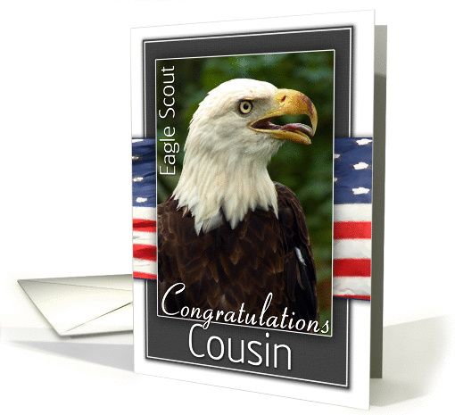 Eagle Scout Congratulations-Cousin card (803724)