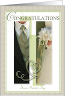 Saint Patrick’s Day Wedding Congratulations card