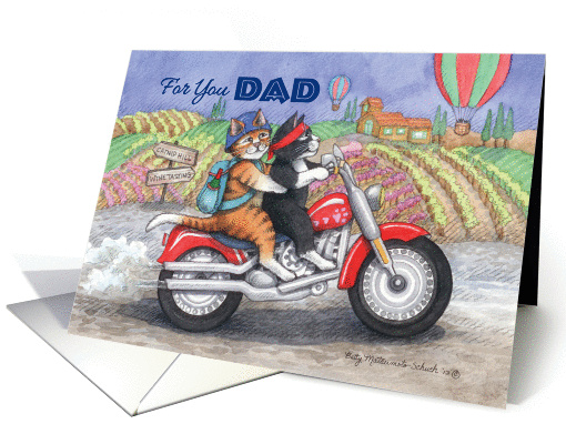 For You Dad Happy Father's Day Cats (Bud & Tony) card (1053239)