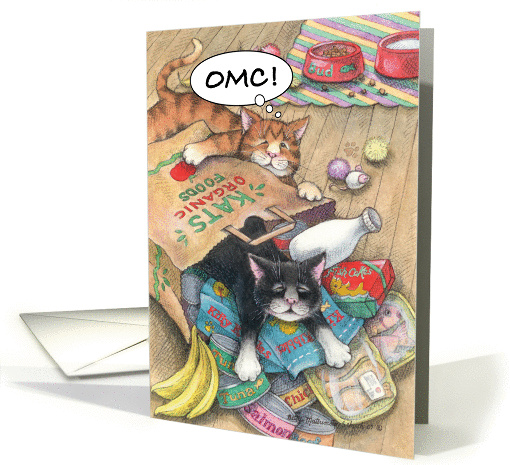 Birthday OMC! Cats (Bud & Tony) card (1099168)