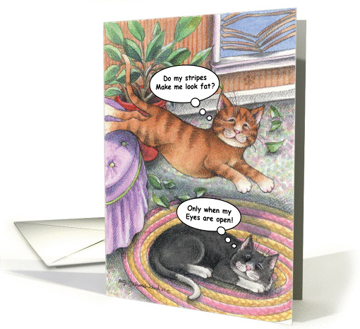 Friendship Thank You Cats (Bud & Tony) card (1149126)
