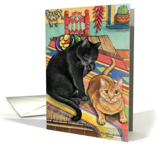 Cats On A Sarape Birthday EK #15 card (381529)