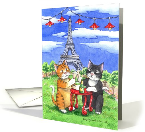 Marriage Congrats Cats (Bud & Tony) card (830531)