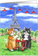 Marriage Congrats Cats (Bud & Tony) card