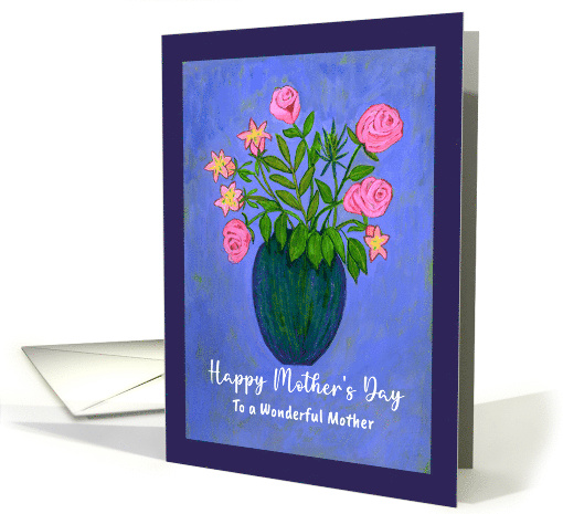Happy Mother's Day Mother Pink Flowers Floral Botanical... (1825120)