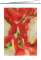 Happy Birthday, Go With the Flow, Abstract Art Painting card