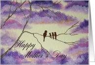 Mother’s Day - Mother Bird and Birdies card