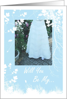 Bridesmaid Maid Of Honor Request - Invitation card
