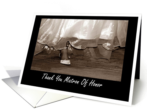 Thank You Matron Of Honor card (382383)