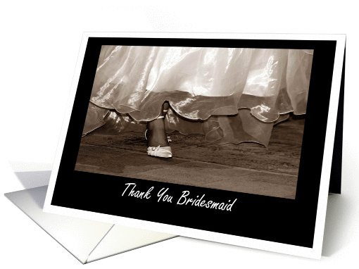 Thank You Bridesmaid card (382387)