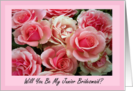 Junior Bridesmaid- Invitation Request card